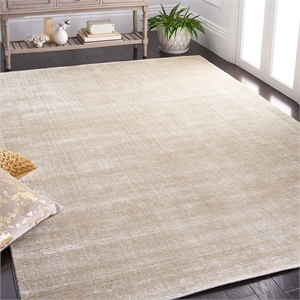 Safavieh Mirage 9' X 12' Loom Knotted Rug in Silver and Green