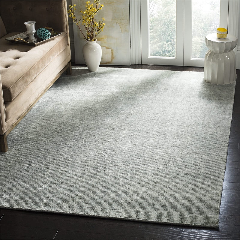 Safavieh Mirage 6' X 9' Loom Knotted Viscose Pile Rug in Light Blue