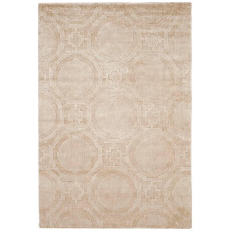 Safavieh Mirage 4' X 6' Loom Knotted Viscose Pile Rug in Beige