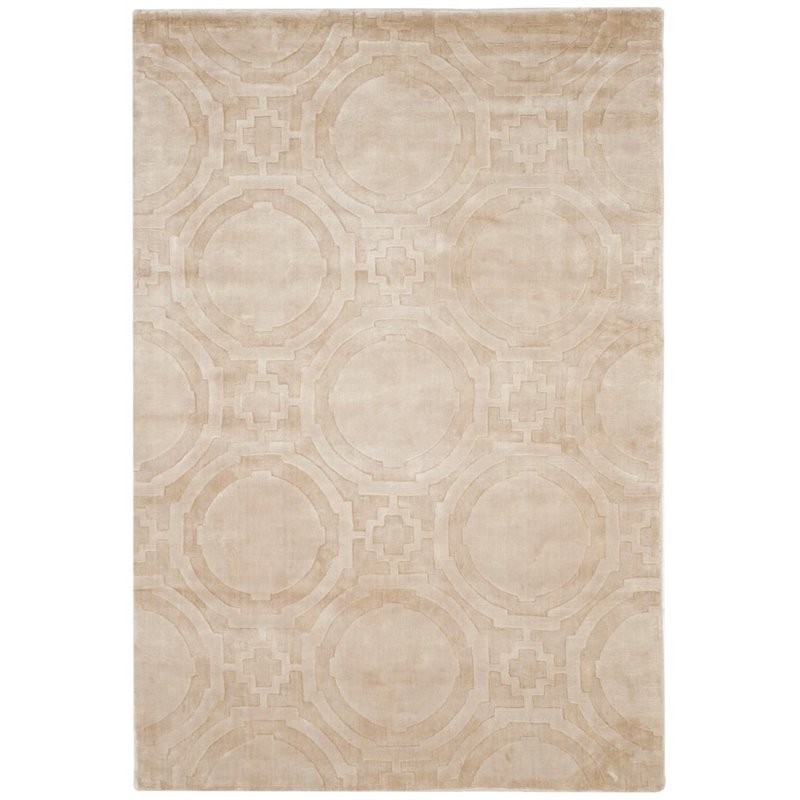 Safavieh Mirage 5' X 8' Loom Knotted Viscose Pile Rug in Beige
