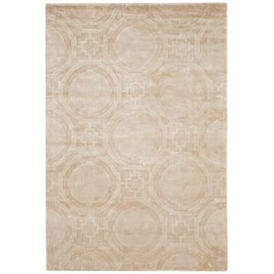 Safavieh Mirage 9' X 12' Loom Knotted Viscose Pile Rug in Beige