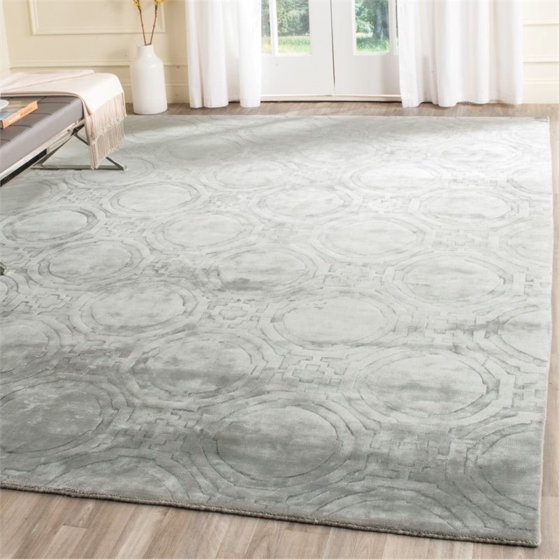 Safavieh Mirage 4' X 6' Loom Knotted Viscose Pile Rug in Blue