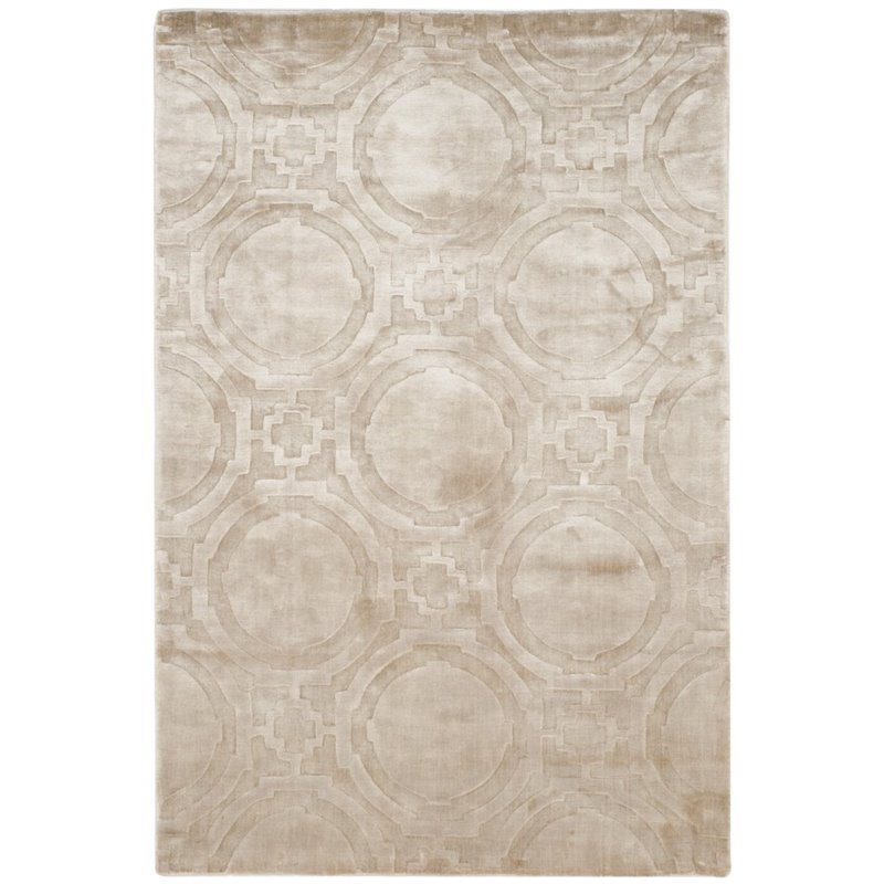 Safavieh Mirage 9' X 12' Loom Knotted Viscose Pile Rug in Silver
