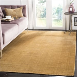 Safavieh Mirage 5' X 8' Loom Knotted Viscose Pile Rug in Old Gold