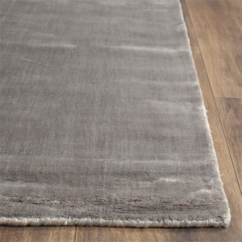 Safavieh Mirage 4' X 6' Loom Knotted Viscose Pile Rug in Steel