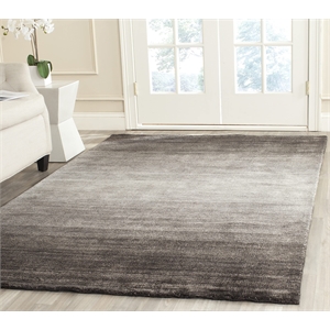 Safavieh Mirage 6' X 9' Hand Woven Viscose and Cotton Rug in Black