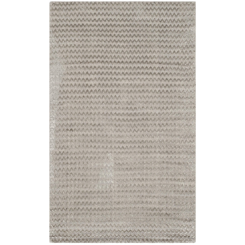 Safavieh Mirage 3' X 5' Hand Woven Viscose Pile Rug in Graphite