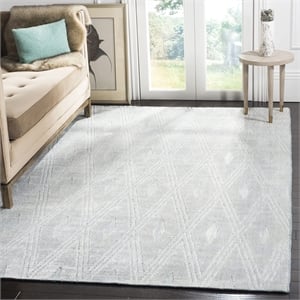 Safavieh Mirage 6' X 9' Hand Woven Wool Viscose and Cotton Rug in Blue
