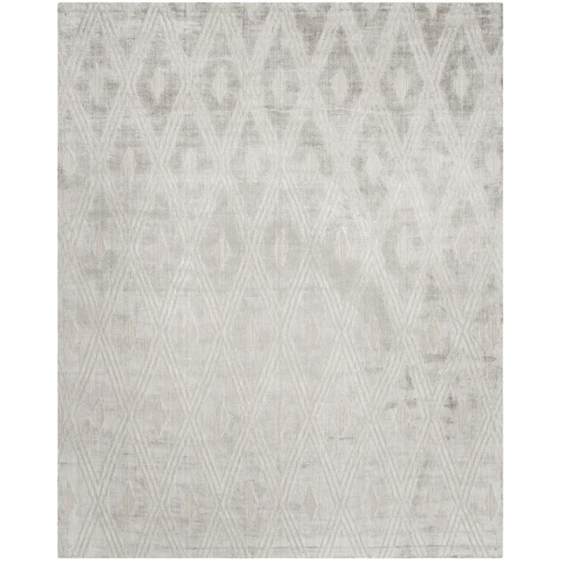 Safavieh Mirage 6' X 9' Hand Woven Rug in Silver