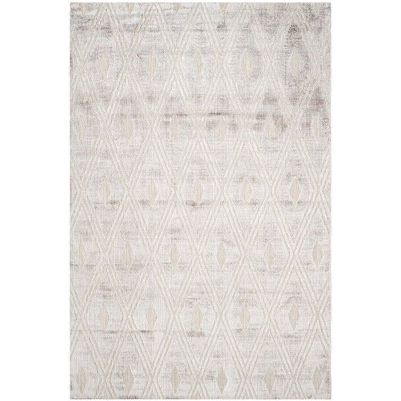 Safavieh Mirage 8' X 10' Hand Woven Rug in Silver