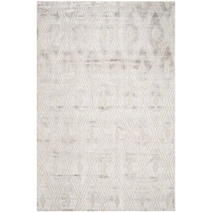 Safavieh Mirage 8' X 10' Hand Woven Rug in Silver