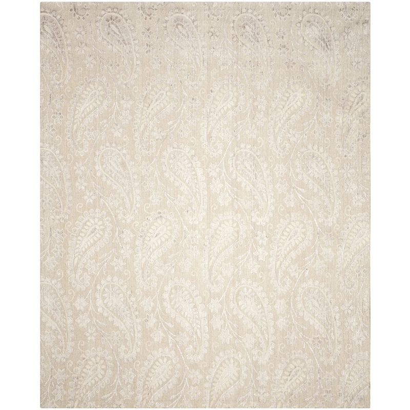 Safavieh Mirage 8' X 10' Hand Woven Rug in Ivory and Silver