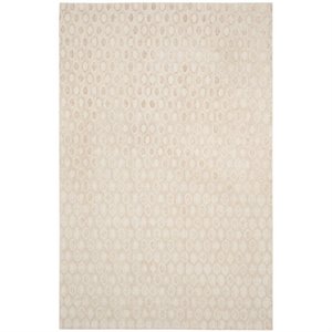 Safavieh Mirage 9' X 12' Handmade Wool Viscose and Cotton Rug in Beige
