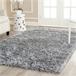 Safavieh Malibu Shag 3' X 5' Hand Tufted Rug in Charcoal