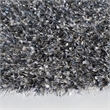 Safavieh Malibu Shag 5' Round Hand Tufted Rug in Charcoal