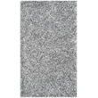Safavieh Malibu Shag 3' X 5' Hand Tufted Polyester Pile Rug in Silver