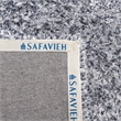 Safavieh Malibu Shag 5' Round Hand Tufted Rug in Silver