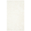 Safavieh Malibu Shag 3' X 5' Hand Tufted Polyester Pile Rug in White