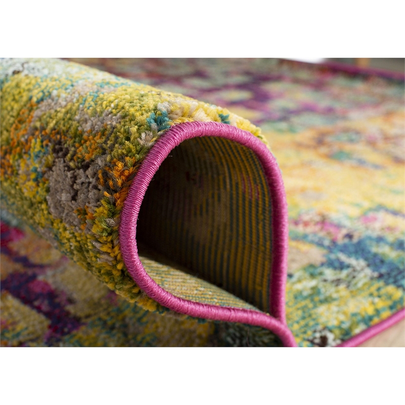 Safavieh Monaco 11' X 15' Power Loomed Polypropylene Rug in Pink
