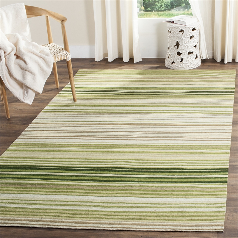 Safavieh Marbella 7' Square Hand Woven Rug in Green