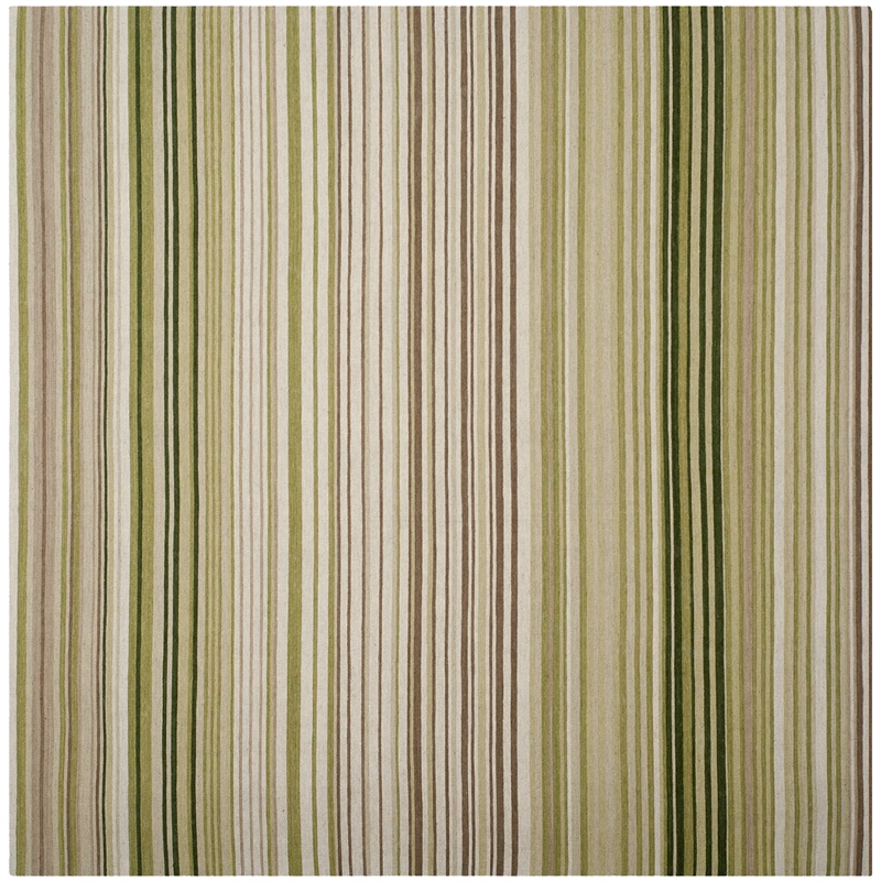 Safavieh Marbella 7' Square Hand Woven Rug in Green