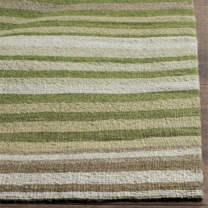 Safavieh Marbella 7' Square Hand Woven Rug in Green