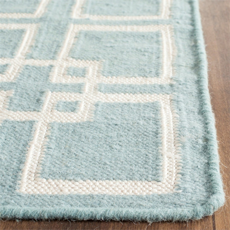 Safavieh Martha Stewart 3' X 5' Flatweave Rug in Geyser Blue