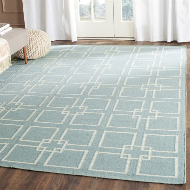 Safavieh Martha Stewart 3' X 5' Flatweave Rug in Geyser Blue