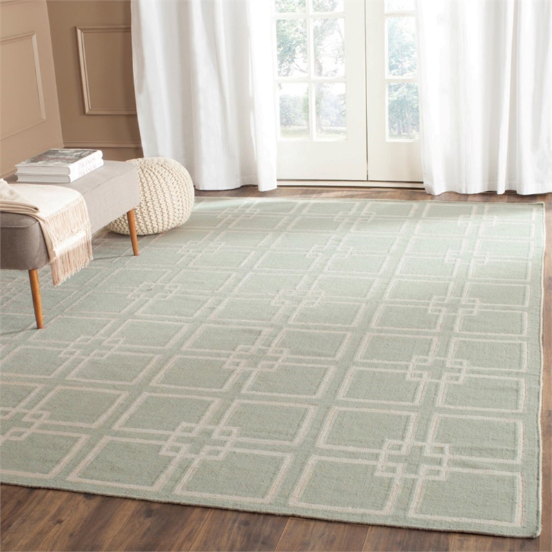 Safavieh Martha Stewart 3' X 5' Flatweave Rug in Geyser Blue