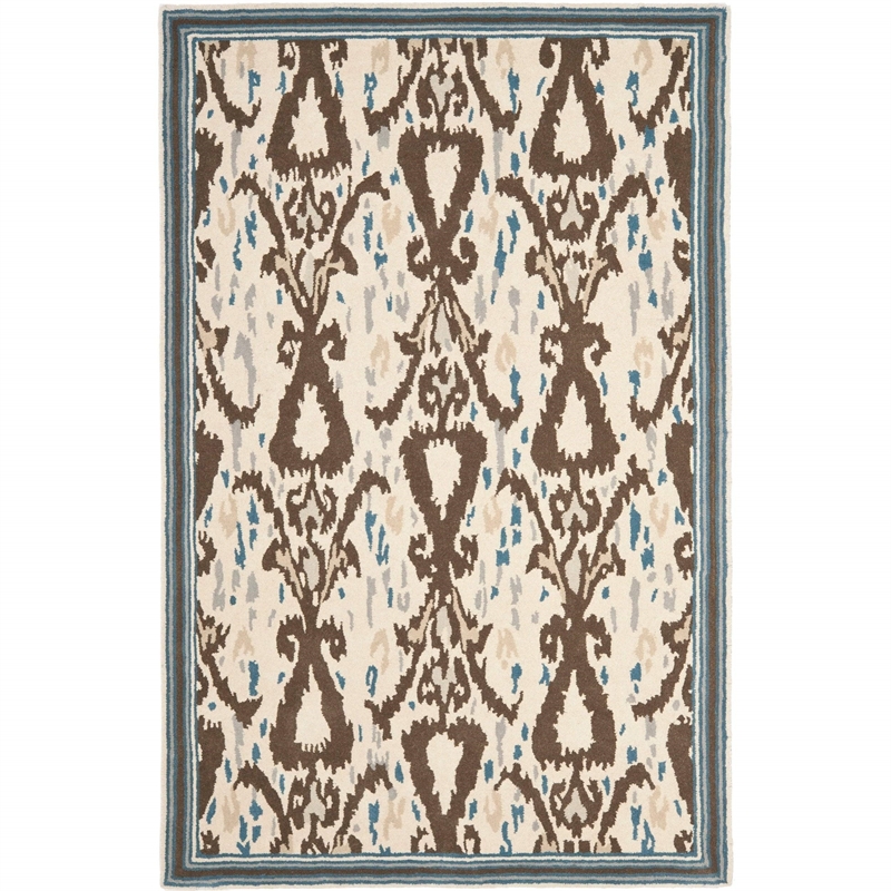 Safavieh Martha Stewart 8' Round Tufted Hand loomed Wool Rug