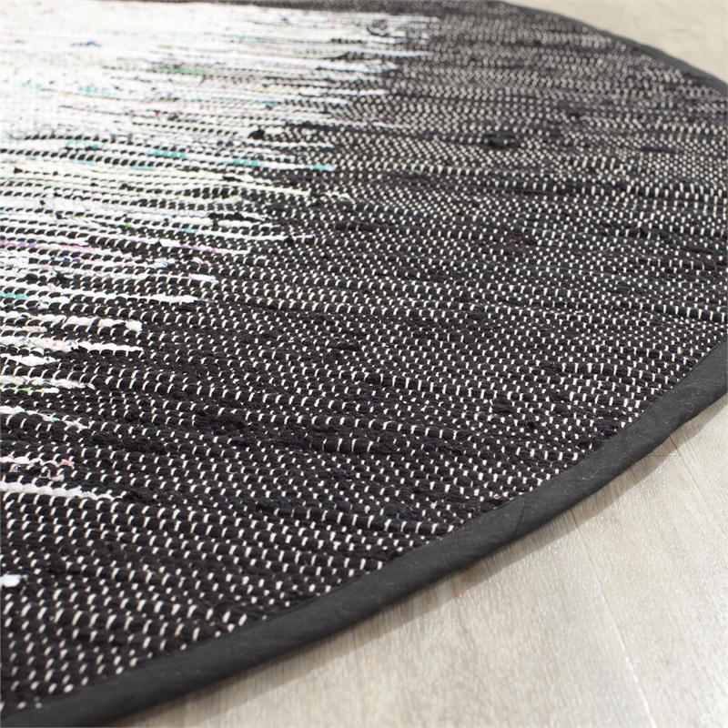 Safavieh Montauk 4' Round Hand Woven Cotton Rug
