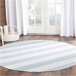 Safavieh Montauk 6' Round Hand Woven Cotton Rug