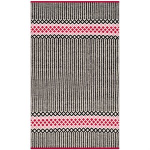 Safavieh Montauk 4' X 6' Hand Woven Cotton Pile Rug in Light Pink