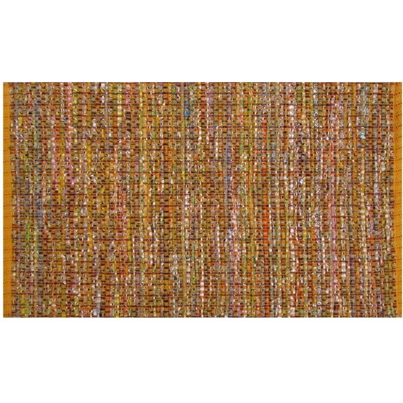 Safavieh Nantucket 5' X 8' Hand Tufted Cotton Pile Rug in Yellow