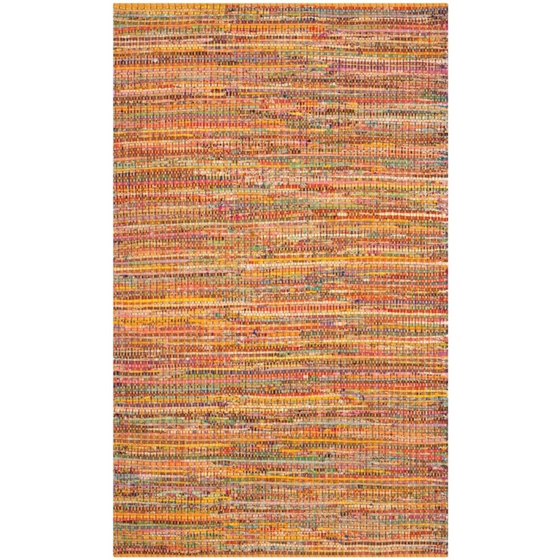 Safavieh Nantucket 8' X 10' Hand Tufted Cotton Pile Rug in Yellow