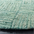 Safavieh Nantucket 8' Round Hand Tufted Cotton Pile Rug in Green