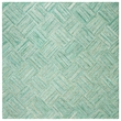 Safavieh Nantucket 8' Square Hand Tufted Cotton Pile Rug in Green