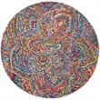 Safavieh Nantucket 4' Round Hand Tufted Cotton Pile Rug
