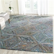 Safavieh Nantucket 9' X 12' Hand Tufted Cotton and Wool Rug in Blue