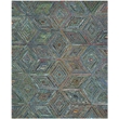 Safavieh Nantucket 9' X 12' Hand Tufted Cotton and Wool Rug in Blue
