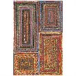 Safavieh Nantucket 9' X 12' Hand Tufted Cotton Wool Rug in Charcoal