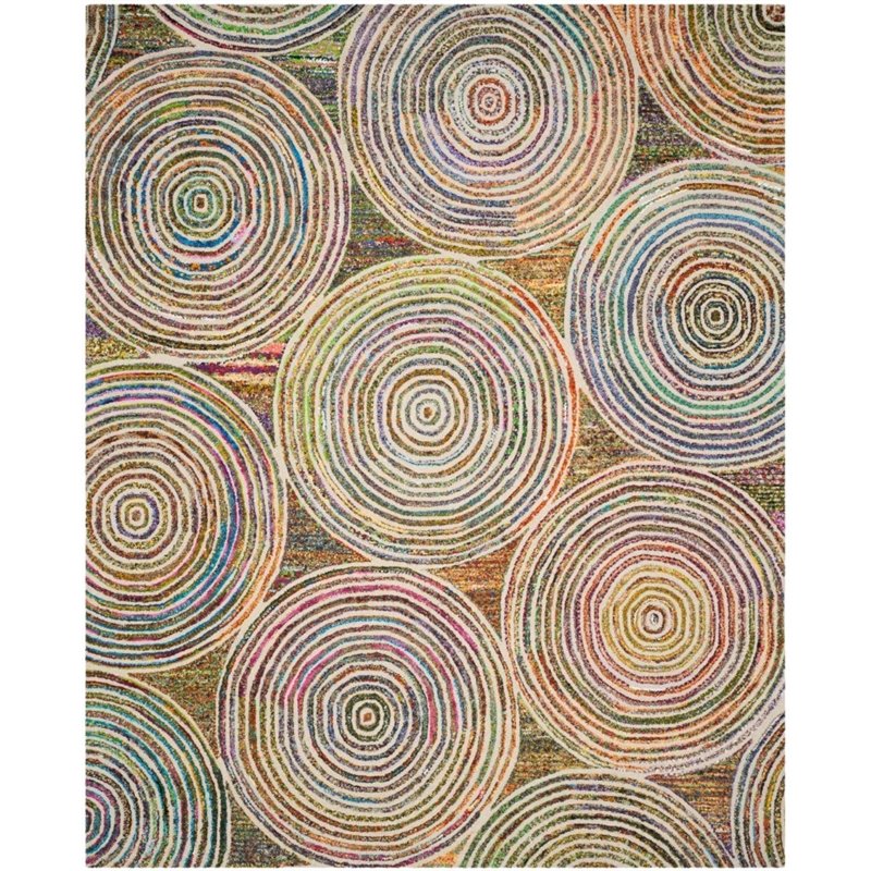 Safavieh Nantucket 2' X 3' Hand Tufted Cotton and Wool Rug in Beige