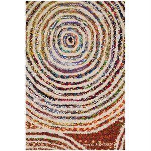 Safavieh Nantucket 2' X 3' Hand Tufted Cotton and Wool Rug in Beige