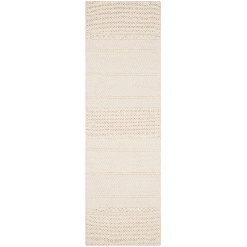Safavieh Natura 10' X 14' Hand Tufted Wool Pile Rug in Natural
