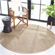 Safavieh Natural Fiber 8' Round Power Loomed Rug