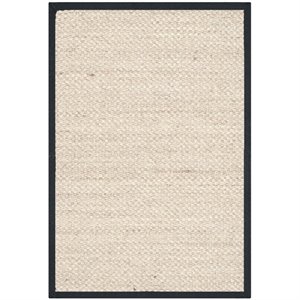 safavieh natural fiber 3' x 5' power loomed sisal rug