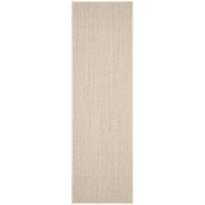 safavieh natural fiber 2'6&quot x 12' power loomed sisal rug