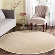 Safavieh Natural Fiber 6' Round Power Loomed Sisal Rug