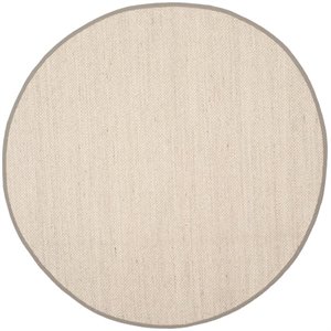 Safavieh Natural Fiber 6' Round Power Loomed Sisal Rug