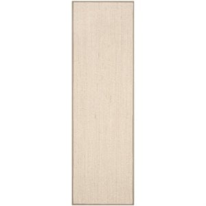 safavieh natural fiber 6' square power loomed sisal rug